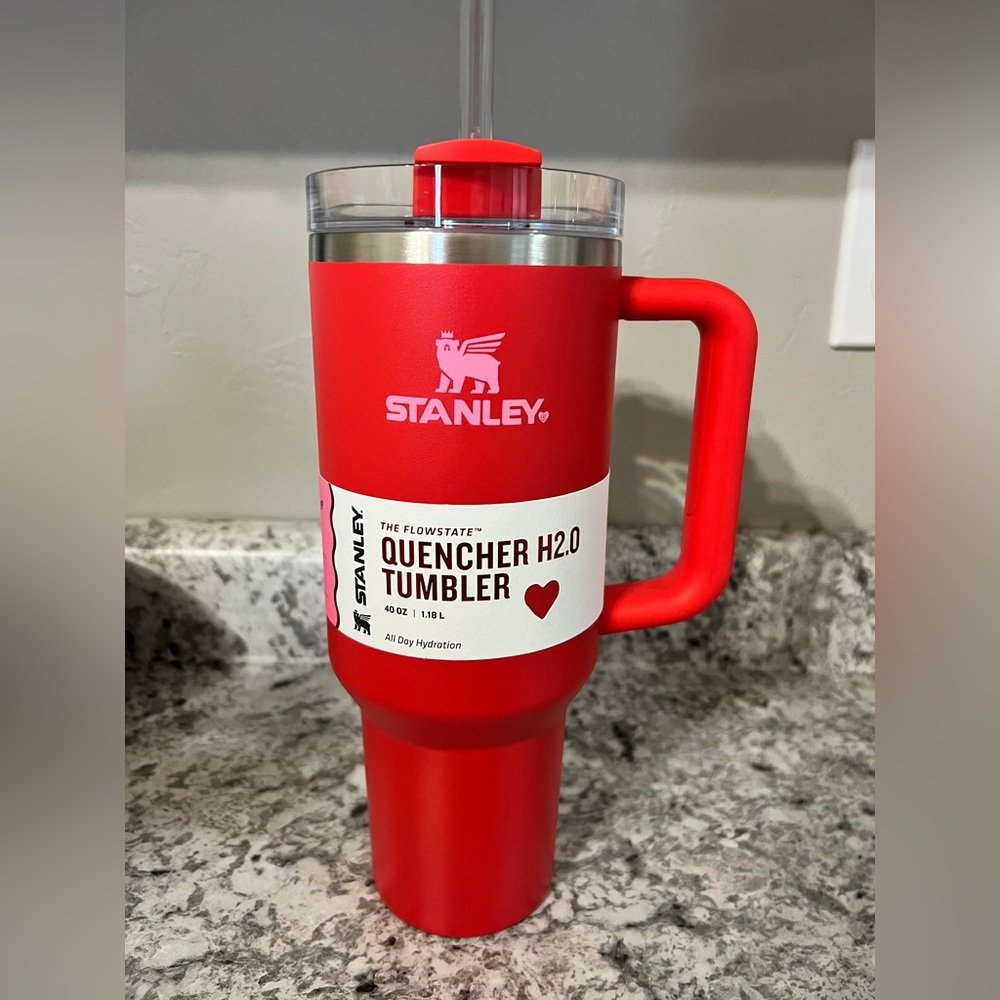 Valentines Day Stanley Tumbler (Red)